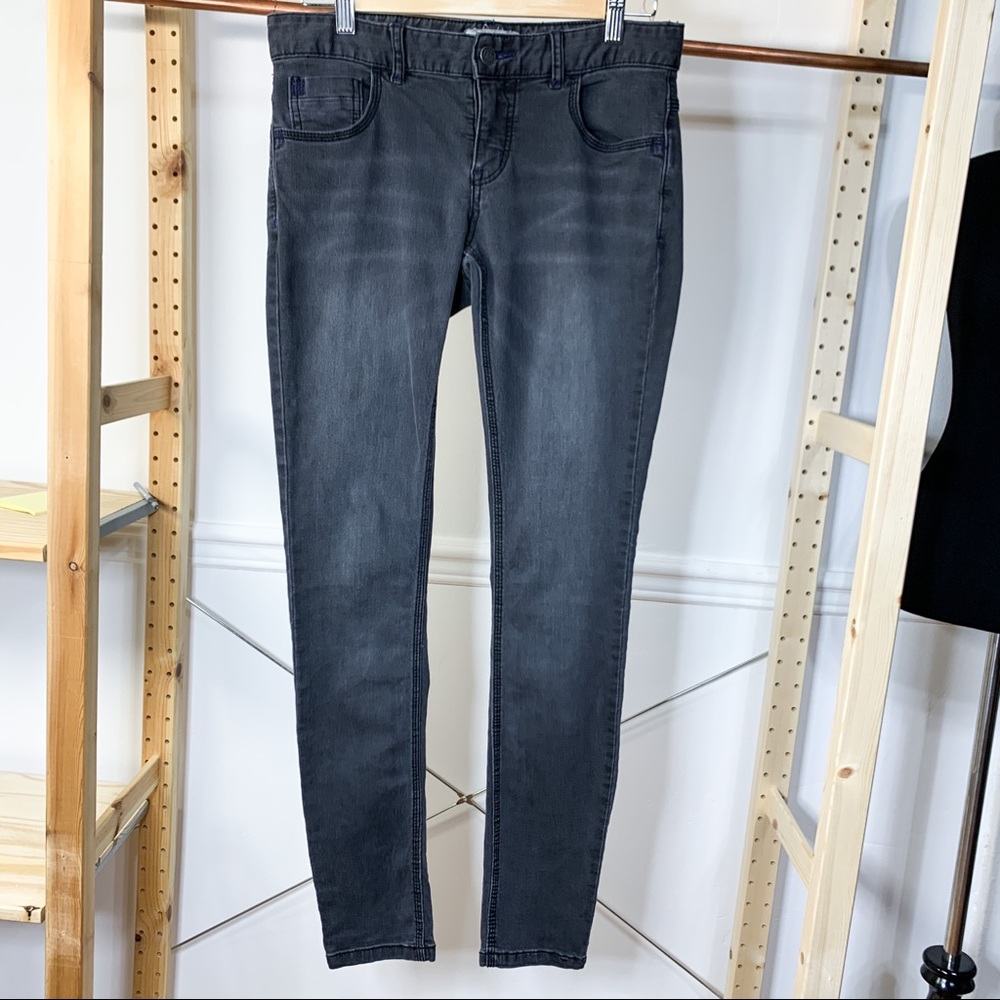 Faded Black Free People Skinny Jeans
